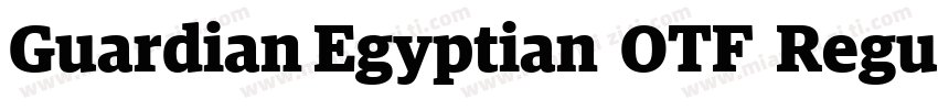 Guardian Egyptian (OTF) Regular字体转换
